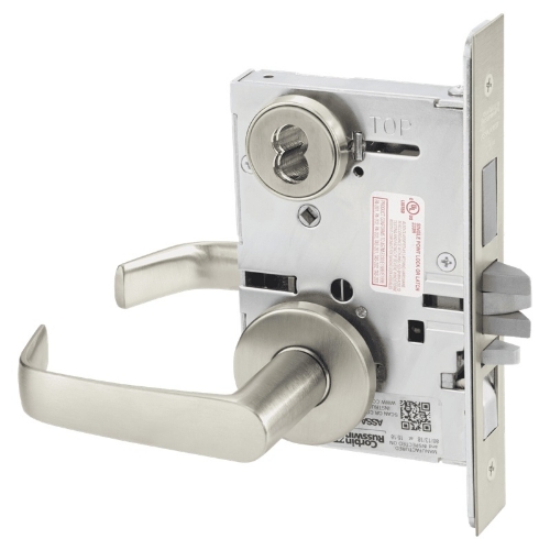Picture of Corbin Russwin ML2067 NSA Apartment or Dormitory Mortise Lock, NS Lever, A Rose