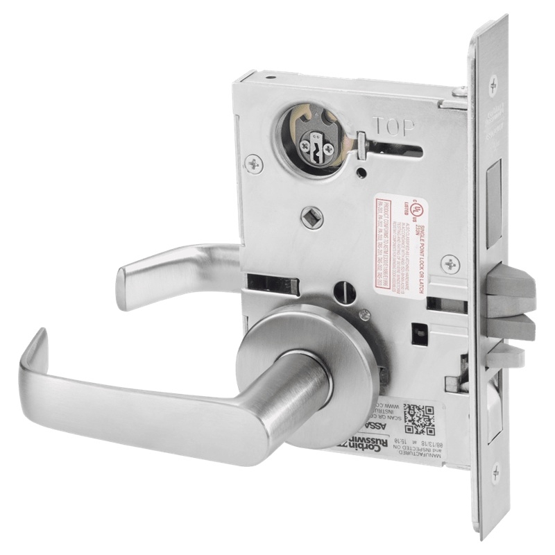Picture of Corbin Russwin ML2067 NSA Apartment or Dormitory Mortise Lock, NS Lever, A Rose