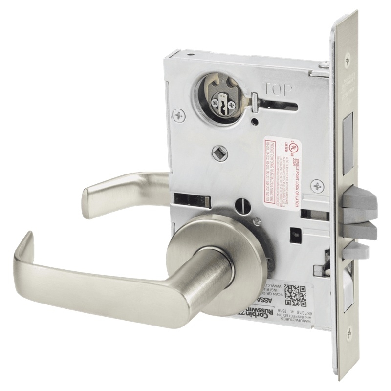 Picture of Corbin Russwin ML2067 NSA Apartment or Dormitory Mortise Lock, NS Lever, A Rose