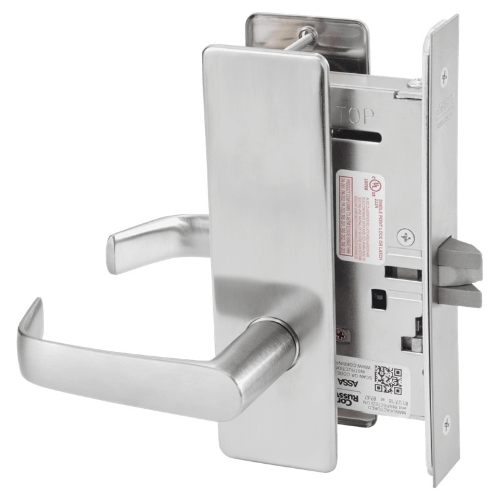 Picture of Corbin Russwin ML2010 NSM Passage or Closet Mortise Lock, NS Lever, M Escutcheon
