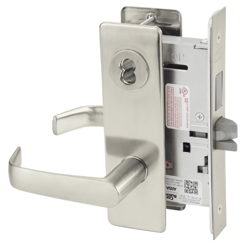 Picture of Corbin Russwin ML2022 NSM Store Door Mortise Lock, NS Lever, M Escutcheon