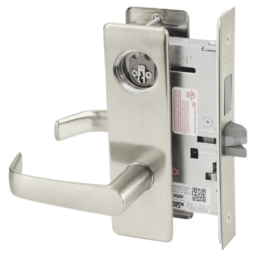 Picture of Corbin Russwin ML2022 NSM Store Door Mortise Lock, NS Lever, M Escutcheon