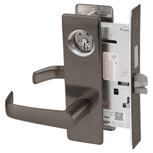 Picture of Corbin Russwin ML2024 NSM Entrance or Storeroom Mortise Lock, NS Lever, M Escutcheon