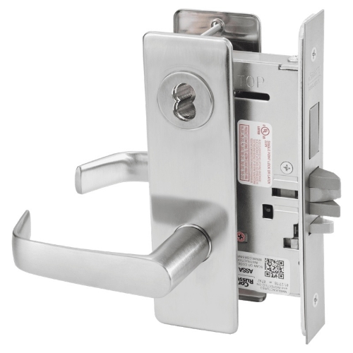 Picture of Corbin Russwin ML2029 NSM Hotel or Motel Mortise Lock, NS Lever, M Escutcheon