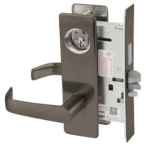 Picture of Corbin Russwin ML2029 NSM Hotel or Motel Mortise Lock, NS Lever, M Escutcheon