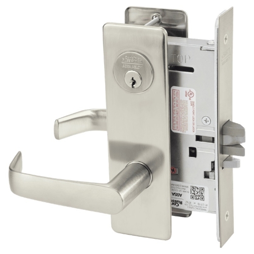 Picture of Corbin Russwin ML2032 NSM Institution or Utility Mortise Lock, NS Lever, M Escutcheon
