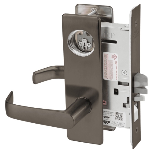 Picture of Corbin Russwin ML2051 NSM Entrance or Office Mortise Lock, NS Lever, M Escutcheon