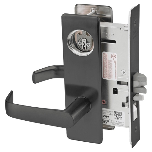 Picture of Corbin Russwin ML2051 NSM Entrance or Office Mortise Lock, NS Lever, M Escutcheon