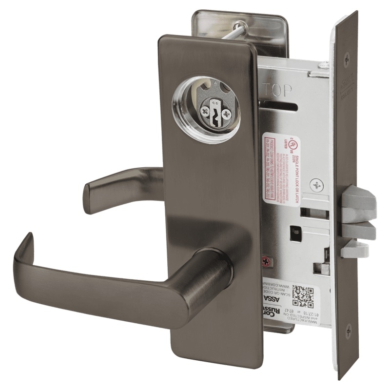 Picture of Corbin Russwin ML2055 NSM Classroom Mortise Lock, NS Lever, M Escutcheon