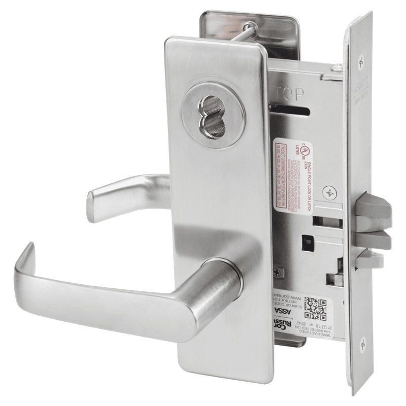 Picture of Corbin Russwin ML2057 NSM Storeroom or Closet Mortise Lock, NS Lever