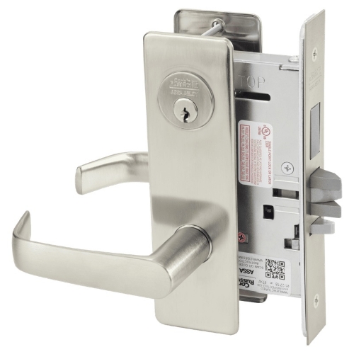 Picture of Corbin Russwin ML2072 NSM Classroom Intruder Mortise Lock, NS Lever, M Escutcheon