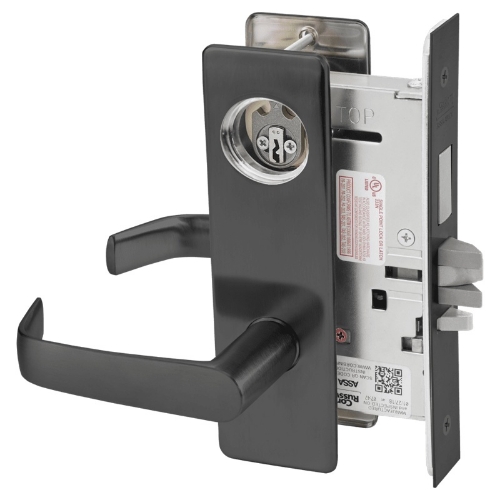Picture of Corbin Russwin ML2075 NSM Security Entrance or Office Mortise Lock, NS Lever, M Escutcheon
