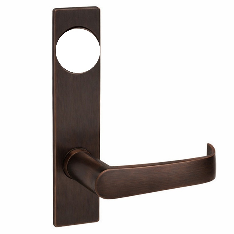 Picture of Corbin Russwin ML2029 NSP Hotel or Motel Mortise Lock, NS Lever, P Escutcheon