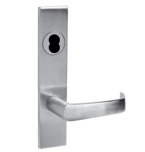 Picture of Corbin Russwin ML2042 NSR Entrance or Public Restroom Mortise Lock, NS Lever, R Escutcheon
