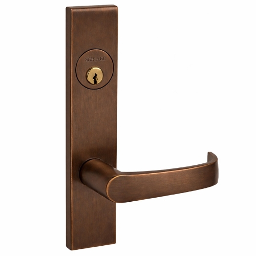Picture of Corbin Russwin ML2048 NSR Entrance or Apartment Mortise Lock, NS Lever, R Escutcheon