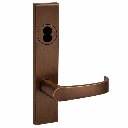 Picture of Corbin Russwin ML2065 NSR Dormitory or Entrance Mortise Lock, NS Lever, R Escutcheon