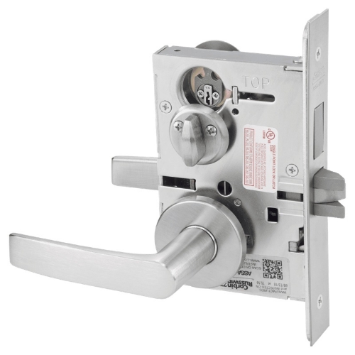Picture of Corbin Russwin ML2020 ASA Privacy, Bedroom or Bathroom Mortise Lock, AS Lever, A Rose