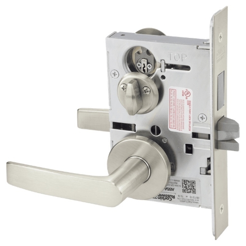 Picture of Corbin Russwin ML2020 ASA Privacy, Bedroom or Bathroom Mortise Lock, AS Lever, A Rose