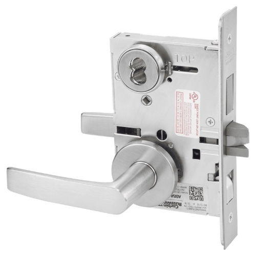 Picture of Corbin Russwin ML2048 ASA Entrance or Apartment Mortise Lock, AS Lever, A Rose
