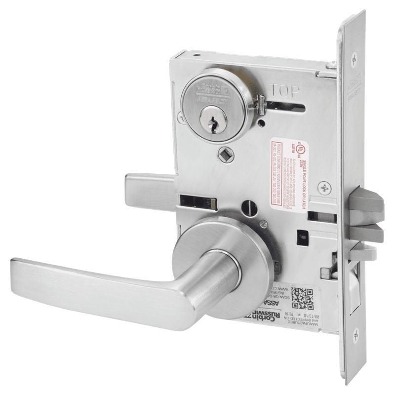 Picture of Corbin Russwin ML2051 ASA Entrance or Office Mortise Lock, AS Lever, A Rose