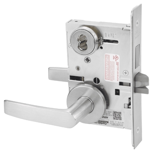 Picture of Corbin Russwin ML2065 ASA Dormitory or Entrance Mortise Lock, AS Lever, A Rose