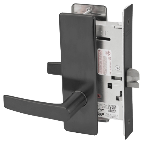 Picture of Corbin Russwin ML2010 ASM Passage or Closet Mortise Lock, AS Lever, M Escutcheon