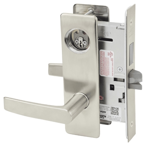 Picture of Corbin Russwin ML2024 ASM Entrance or Storeroom Mortise Lock, AS Lever, M Escutcheon