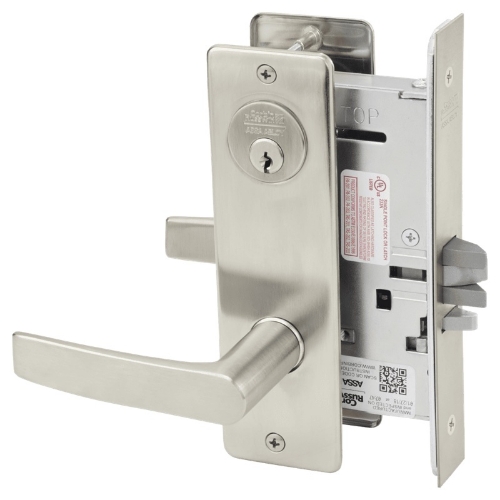 Picture of Corbin Russwin ML2032 ASM Institution or Utility Mortise Lock, AS Lever, M Escutcheon