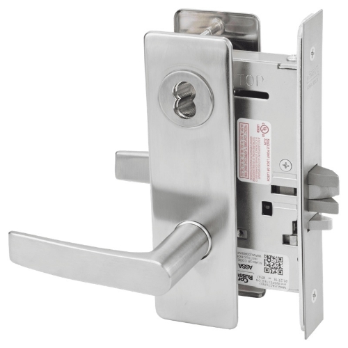 Picture of Corbin Russwin ML2032 ASM Institution or Utility Mortise Lock, AS Lever, M Escutcheon