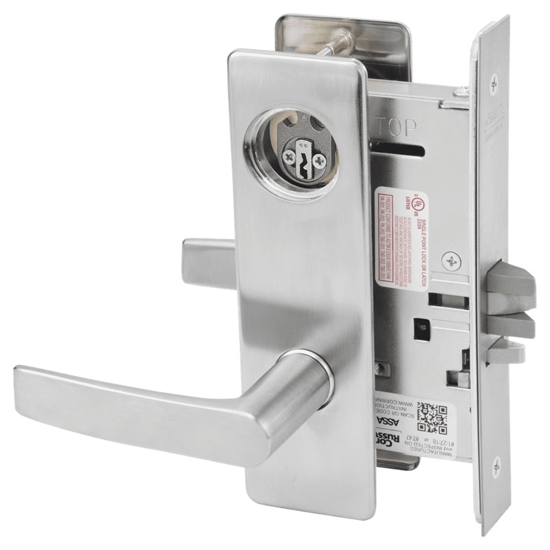 Picture of Corbin Russwin ML2055 ASM Classroom Mortise Lock, AS Lever, M Escutcheon