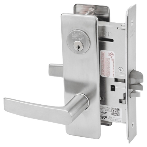 Picture of Corbin Russwin ML2057 ASM Storeroom or Closet Mortise Lock, AS Lever, M Escutcheon