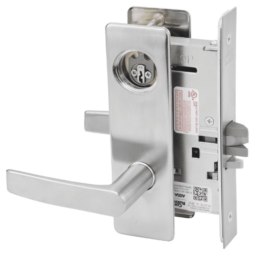 Picture of Corbin Russwin ML2057 ASM Storeroom or Closet Mortise Lock, AS Lever, M Escutcheon