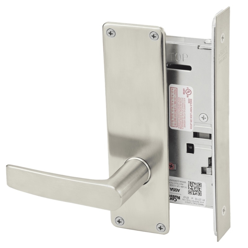 Picture of Corbin Russwin ML2050 ASN Half Dummy Trim Mortise Trim, AS Lever, N Escutcheon