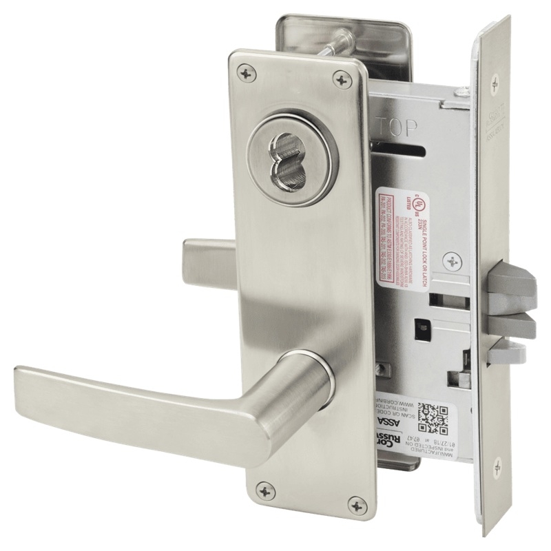 Picture of Corbin Russwin ML2057 ASN Storeroom or Closet Mortise Lock, AS Lever