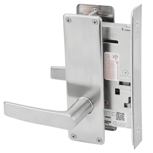 Picture of Corbin Russwin ML2070 ASN Full Dummy Trim Mortise Trim, AS Lever, N Escutcheon