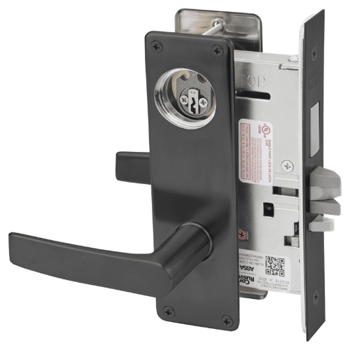 Picture of Corbin Russwin ML2072 ASN Classroom Intruder Mortise Lock, AS Lever, N Escutcheon