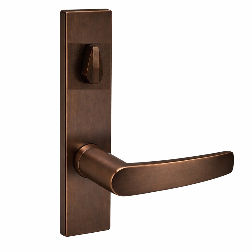 Picture of Corbin Russwin ML2020 ASP Privacy, Bedroom or Bathroom Mortise Lock, AS Lever, P Escutcheon