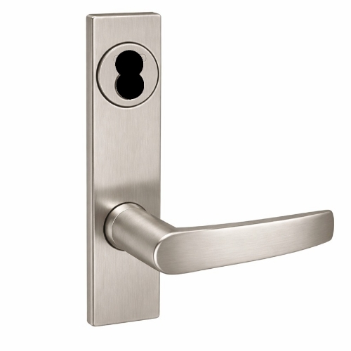Picture of Corbin Russwin ML2048 ASP Entrance or Apartment Mortise Lock, AS Lever, P Escutcheon
