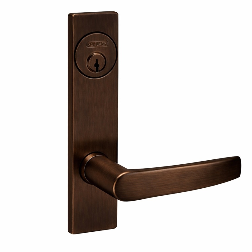 Picture of Corbin Russwin ML2065 ASP Dormitory or Entrance Mortise Lock, AS Lever, P Escutcheon