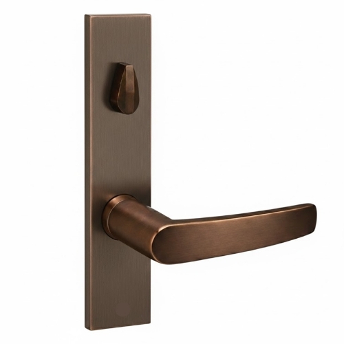 Picture of Corbin Russwin ML2020 ASR Privacy, Bedroom or Bathroom Mortise Lock, AS Lever, R Escutcheon