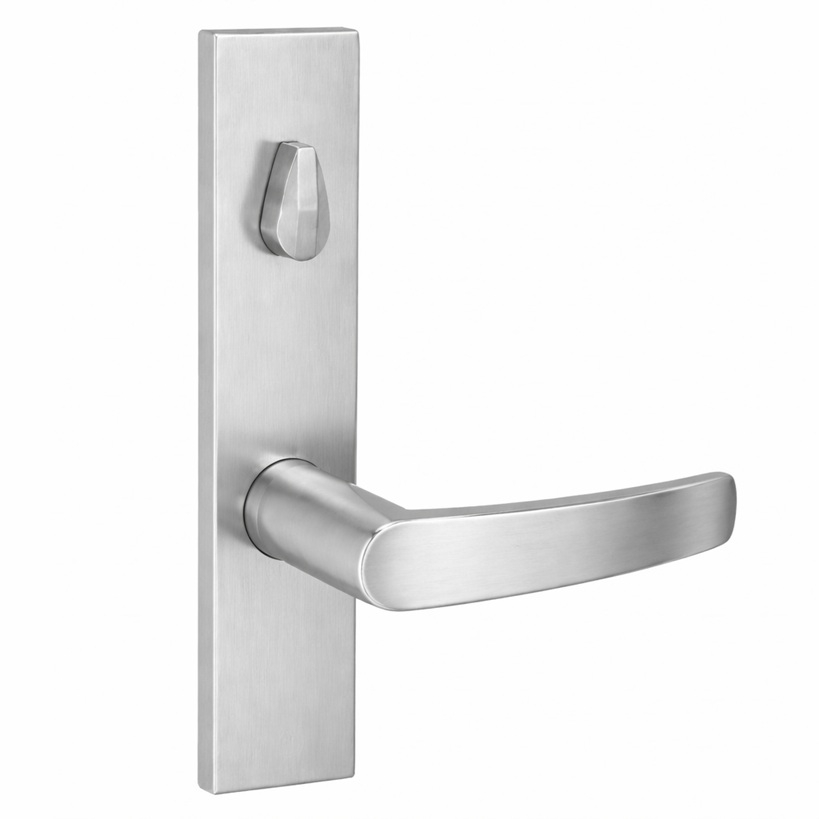 Picture of Corbin Russwin ML2020 ASR Privacy, Bedroom or Bathroom Mortise Lock, AS Lever, R Escutcheon
