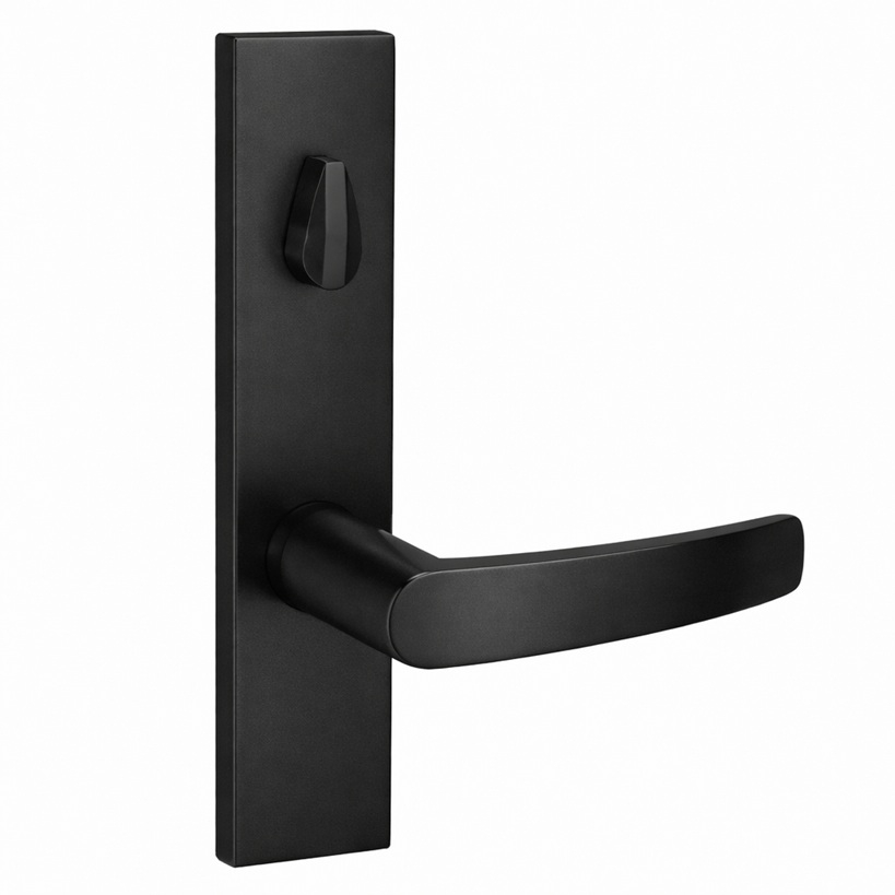 Picture of Corbin Russwin ML2020 ASR Privacy, Bedroom or Bathroom Mortise Lock, AS Lever, R Escutcheon