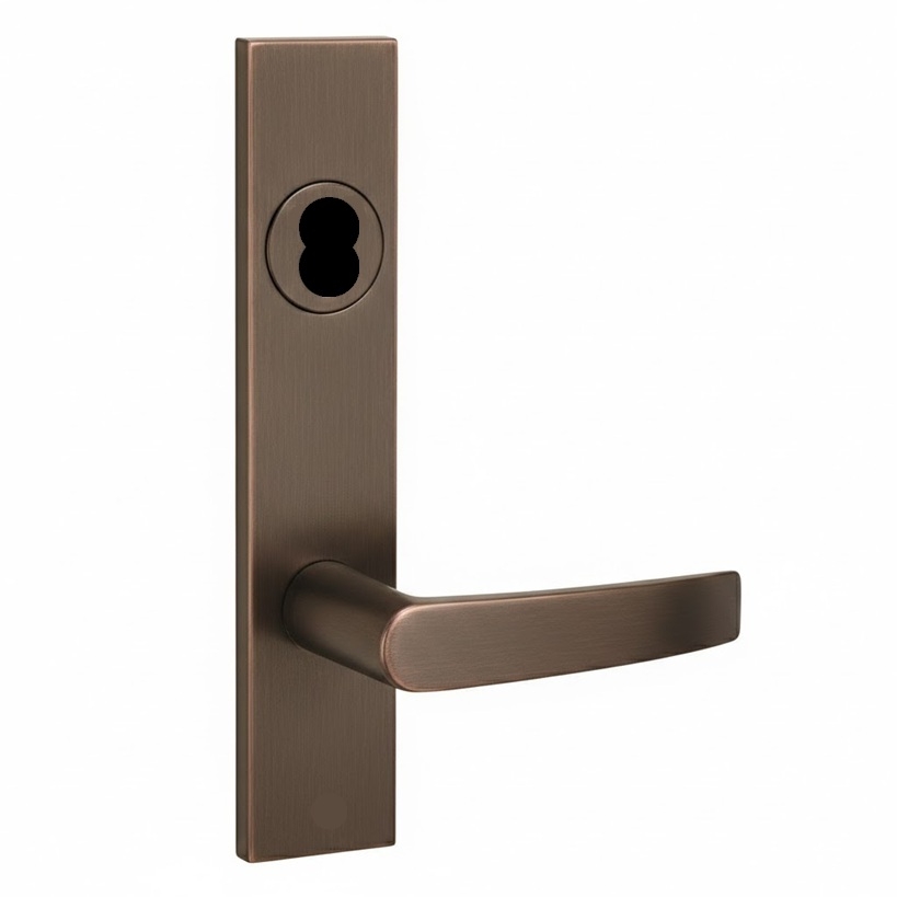 Picture of Corbin Russwin ML2029 ASR Hotel or Motel Mortise Lock, AS Lever, R Escutcheon