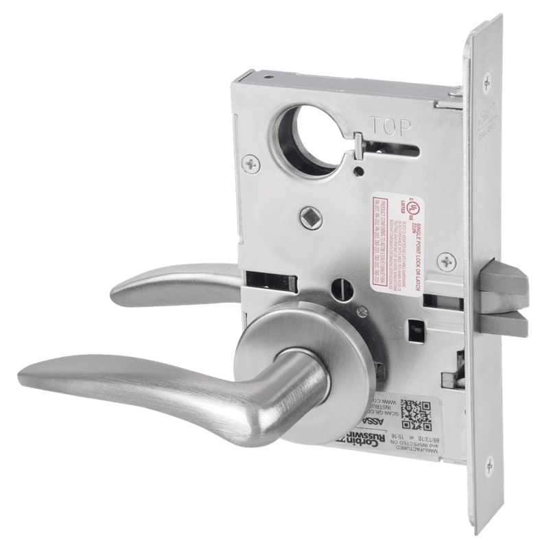 Picture of Corbin Russwin ML2010 DSA Passage or Closet Mortise Lock, DS Lever, A Rose