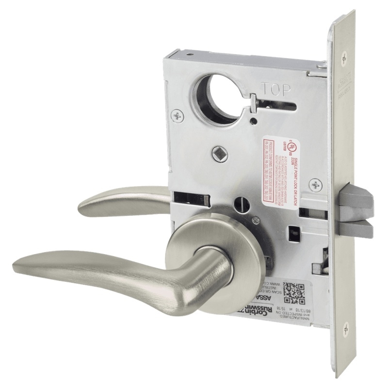 Picture of Corbin Russwin ML2010 DSA Passage or Closet Mortise Lock, DS Lever, A Rose