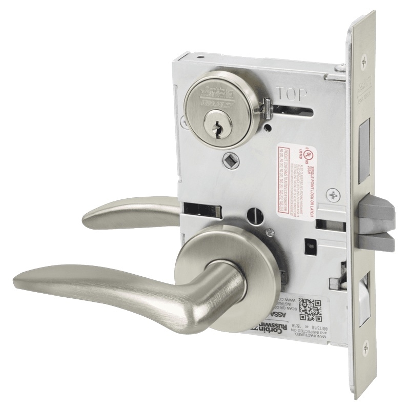 Picture of Corbin Russwin ML2048 DSA Entrance or Apartment Mortise Lock, DS Lever, A Rose