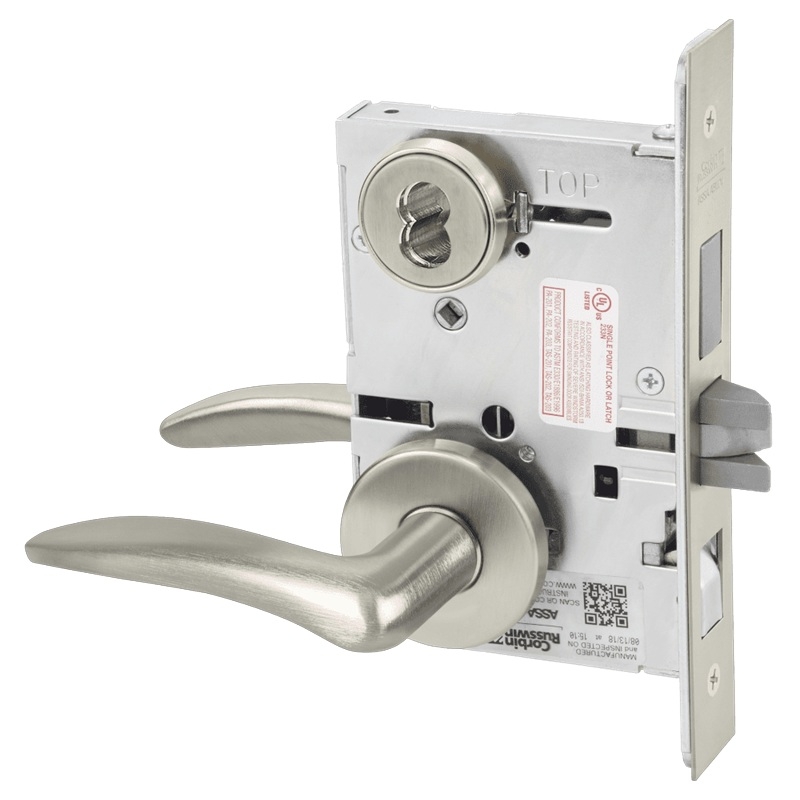 Picture of Corbin Russwin ML2048 DSA Entrance or Apartment Mortise Lock, DS Lever, A Rose