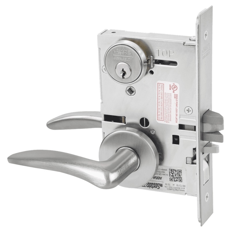 Picture of Corbin Russwin ML2051 DSA Entrance or Office Mortise Lock, DS Lever, A Rose