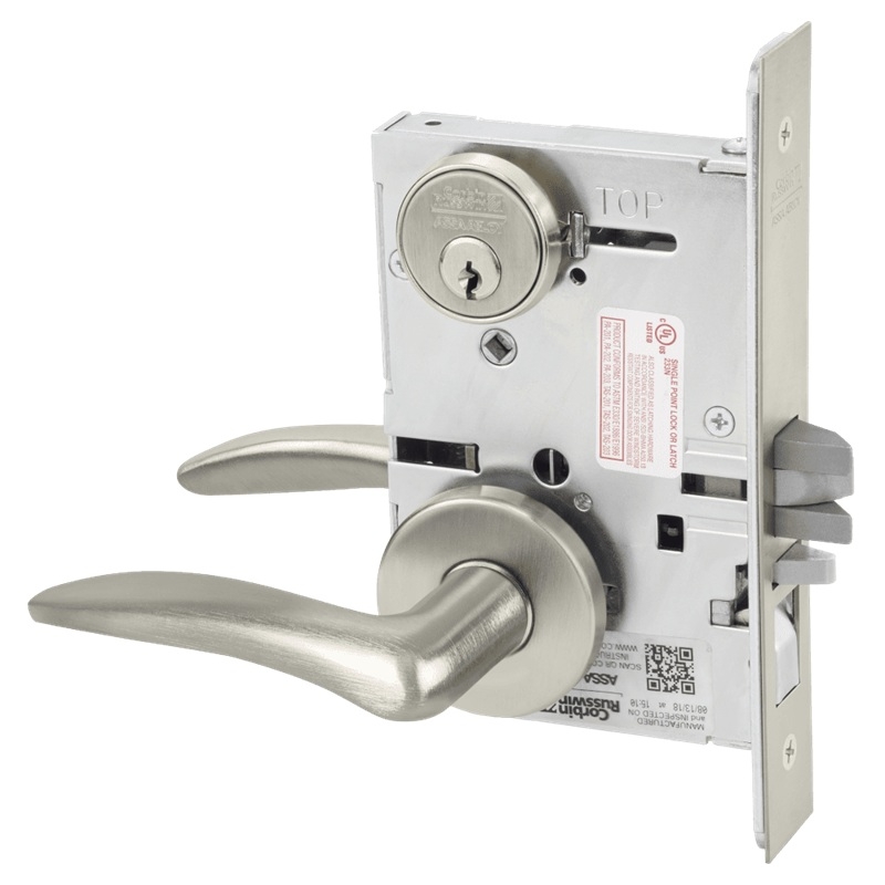 Picture of Corbin Russwin ML2051 DSA Entrance or Office Mortise Lock, DS Lever, A Rose