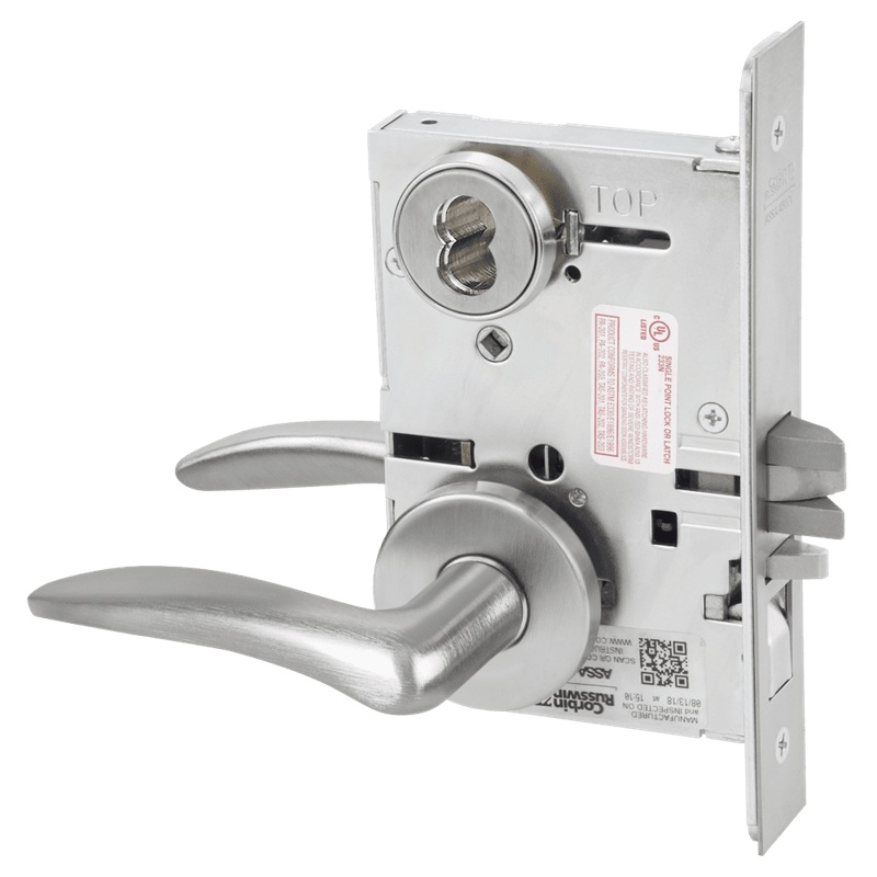 Picture of Corbin Russwin ML2051 DSA Entrance or Office Mortise Lock, DS Lever, A Rose